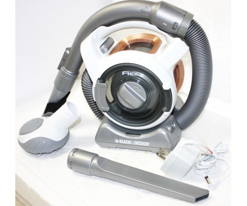 FHV1200 Black & Decker 12V Cordless Mini Canister Vacuum with Flexible Hose